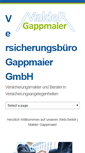 Mobile Screenshot of makler-gappmaier.at