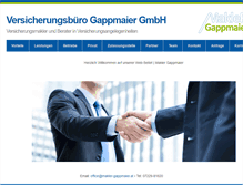 Tablet Screenshot of makler-gappmaier.at